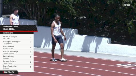 Men's 400m Track, Finals 4