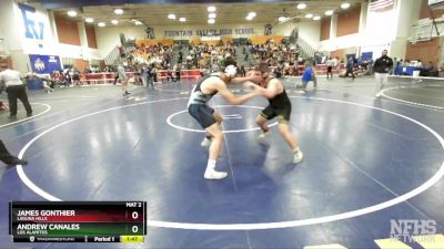 170 lbs Champ. Round 1 - James Gonthier, Laguna Hills vs Andrew Canales, Los Alamitos