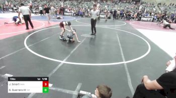 73 lbs Quarterfinal - Jordy Smart, Ravage WC vs Gerardo Guerrero III, Top Fuelers WC