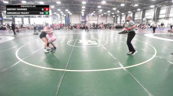 138 lbs Rr Rnd 2 - Destiny Downes, Flickr Girlz vs Annabelle Tracey, Team RJN Black