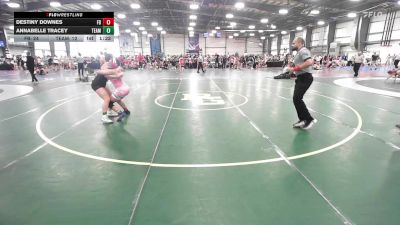 138 lbs Rr Rnd 2 - Destiny Downes, Flickr Girlz vs Annabelle Tracey, Team RJN Black