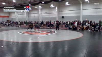 131 lbs Champ. Round 2 - Cassia Zammit, West Liberty vs Alaysia Coleman, Tiffin