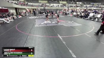 133 lbs Round 1 (4 Team) - Lucas Drout, Muskego vs Abdullokh Khakimov, Hersey