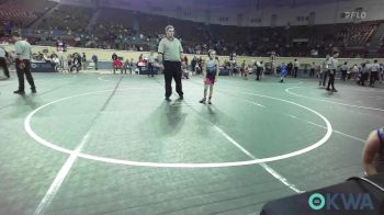 64 lbs Consi Of 4 - Eddison Jacobson, Bridge Creek Youth Wrestling vs Jaxon Baez, Hobart