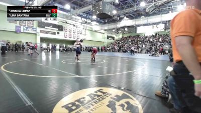 120 lbs Cons. Round 2 - Lina Santana, CHATSWORTH vs Jessica Lopez, FREMONT