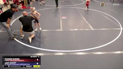 Round 1 - Tucker Svedin, Pursuit Wrestling Minnesota vs Liam Daudt, St. Francis Gladiators Wrestling Club