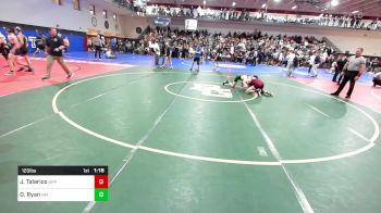 120 lbs Quarterfinal - Jake Talarico, St. Peter's Prep vs Devin Ryan, New Milford