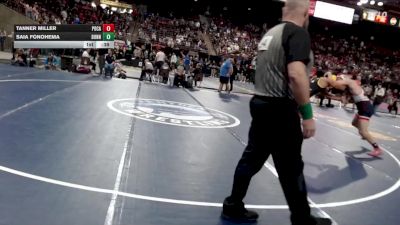 5A 175 lbs Cons. Round 1 - Tanner Miller, Pocatello vs Saia Fonohema, Bonneville