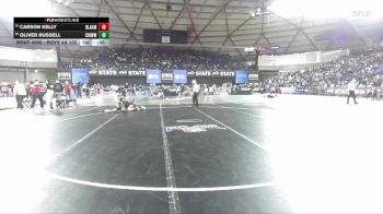 Boys 4A 132 lbs Cons. Round 3 - Oliver Russell, Chiawana vs Carson Kelly, Bonney Lake