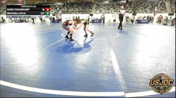64 lbs Consi Of 16 #2 - Kade Fahlenkamp, Tuttle Wrestling vs Mitchell Little, Standfast