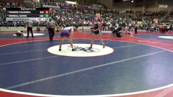 5A 125 lbs Quarterfinal - Frankie Caldwell, Beebe vs Kendall Eaves, Lonoke
