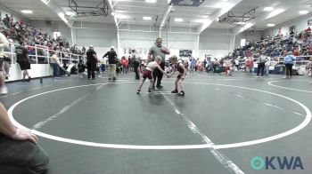 46 lbs Quarterfinal - Jackson Hodges, Comanche Takedown Club vs Leven Rother, Rough Riders