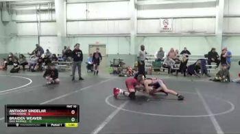 96 lbs Round 7 (8 Team) - Braiden Weaver, Ohio Rampage vs Anthony Sindelar, Terps Xtreme