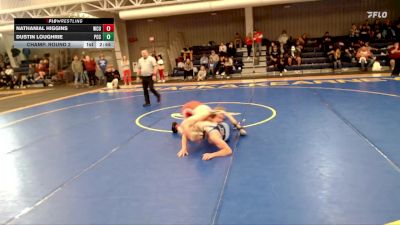 149 lbs Champ. Round 2 - Dustin Loughrie, Pratt Community College vs Nathanial Higgins, Western Colorado University