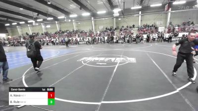 98 lbs Consolation - Andrew Nava, No Team vs Breen Rule, NM Wolf Pack