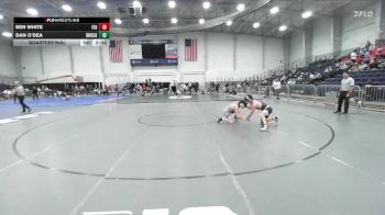 141 lbs Quarterfinal - Ben White, Ithaca vs Dan O`Dea, Brockport