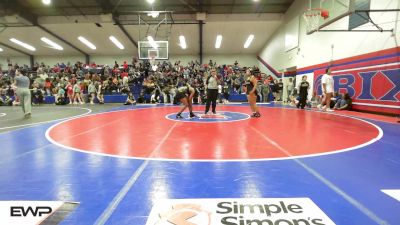 170 lbs Rr Rnd 1 - Rylee Armstrong, Sand Springs JH (SS) vs Jasmine Ologolo, Broken Arrow Girls