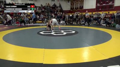 138 lbs Cons. Semi - Garrison Weisner, Clay vs Dale Corbin, Wyoming Seminary (PA)