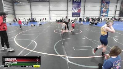 72 lbs Rd# 10- 4:00pm Saturday Final Pool - Kai Hughes, Nebraska Elite vs James Askin, PA Blue