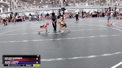 50 lbs Semis (4 Team) - Saylor Guerrieri, Full Circle vs Quinn Cannici, Cordoba Trained