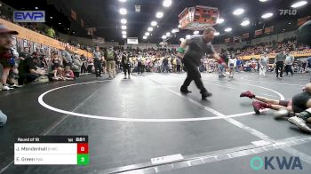 64 lbs Round Of 16 - Jett Mendenhall, Saints Youth Wrestling Club vs Everett Green, Perry Wrestling Academy