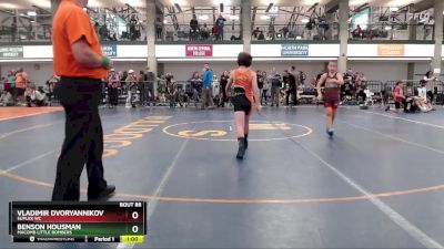 82-90 lbs Semifinal - Benson Housman, Macomb Little Bombers vs Vladimir Dvoryannikov, Suplex WC