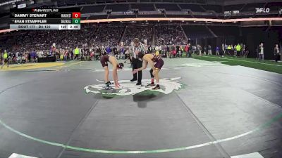 D4-120 lbs Quarterfinal - Sammy Stewart, Manchester vs Evan Stampfler, Delton Kellogg