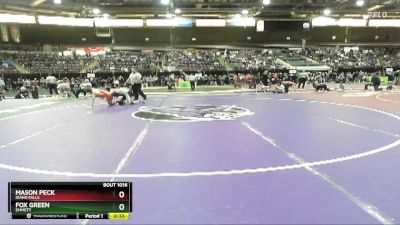 132 lbs Cons. Round 3 - Mason Peck, Idaho Falls vs Fox Green, Emmett