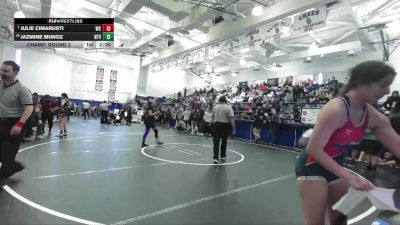 140 lbs Champ. Round 2 - Julie Cimarusti, West Covina vs Jazmine Munoz, Vista Del Lago