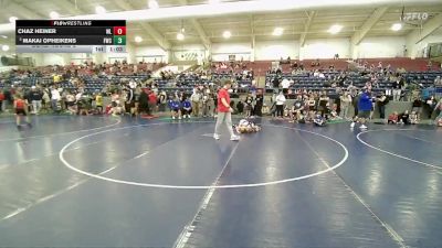72 lbs Cons. Round 2 - Makai Opheikens, Fremont Wrestling Club vs Chaz Heiner, Charger Wrestling Club