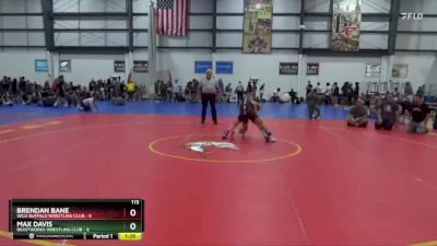 113 lbs Semis & 1st Wb (8 Team) - Max Davis, BEASTWORKS WRESTLING CLUB vs Brendan Bane, WILD BUFFALO WRESTLING CLUB