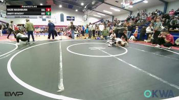 67 lbs Semifinal - Haze Mashburn, Collinsville Cardinal Youth Wrestling vs Jhett Stucky, Maize Wrestling Club