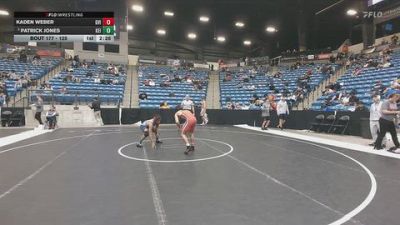 125 lbs Quarterfinal - Patrick Jones, Keiser University vs Kaden Weber, Grand View (Iowa)