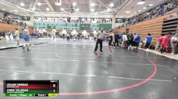 157 lbs Cons. Round 2 - Chris Villegas, Rancho Bernardo vs Julian Vargas, Boulder City