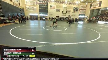175 lbs Cons. Round 2 - O`Brien Armstrong, East Valley (Yakima) vs Brennan Bergman, Quincy
