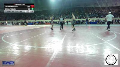 160 lbs Round Of 32 - Talon Deweese, Ponca City vs Stran Talley, Stillwater Wrestling