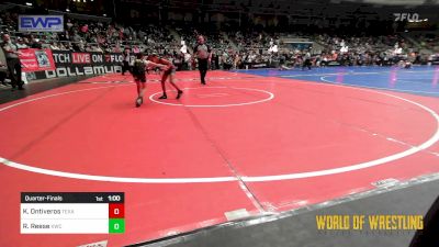 60 lbs Quarterfinal - Kinsley Ontiveros, Texas Elite vs Raegan Reese, Keystone Wrestling Club