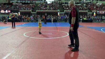 43 lbs Quarterfinal - Zariah Enciso, Casper Wrestling Club vs Sadie Hoyer, Belt Little Guy