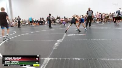 96 lbs Round 9 (10 Team) - Jacobie Robbins, Missouri Outlaws vs Gavin Newton, Pedraza Wrestling