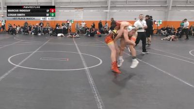 96 lbs 1st Place Match - Logan Smith, Wadsworth Youth vs Marcus Rideout, Cp