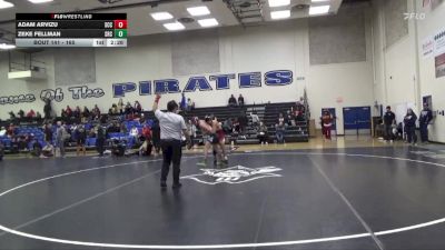 165 lbs Cons. Round 3 - Zeke Fellman, Santa Rosa College vs Adam Arvizu, Sacramento City College