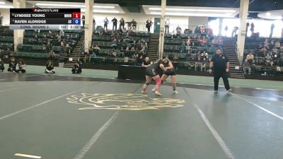 207 lbs Cons. Round 3 - Raven Aldridge, Adrian College vs Lyndsee Young, Mount Union