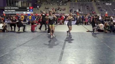 117 lbs Semis & 3rd Wb (16 Team) - Salyna Shotwell, Life University vs Mia Palumbo, William Penn