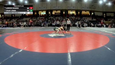 126-2A/1A Cons. Round 3 - Landon Shanks, Queen Annes County High School vs Colby Jones, Parkside