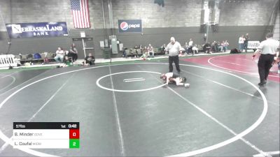57 lbs Rr Rnd 1 - Bentley Minder, Governors vs Landyn Coufal, Midwest Destroyers