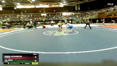 144 lbs Cons. Round 4 - Heber Mcpherson, Riverton vs Kai Sena, Nampa