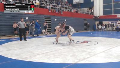 145 lbs Round Of 16 - Carter Bizup, Ligonier Valley vs Kaden Milward, Freedom