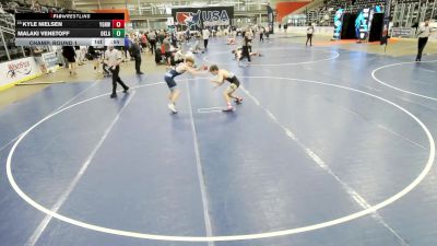 Junior Boys - 126 lbs Cons. Round 2 - Kyle Nielsen, Young Guns Nashville Wrestling vs Malaki Venetoff, Oklahoma
