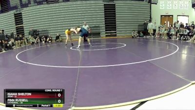 157 lbs Semis & 1st Wrestleback (8 Team) - Finn Russell, Cathedral vs Isaiah Shelton, Avon