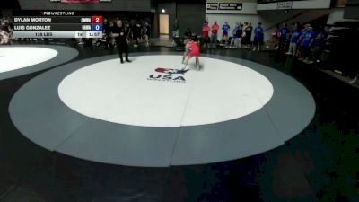 138 lbs Dylan Morton, CMWA - Coastal Mountain Wrestling Association vs Luis Gonzalez, BAWA-Bay Area Wrestling Association